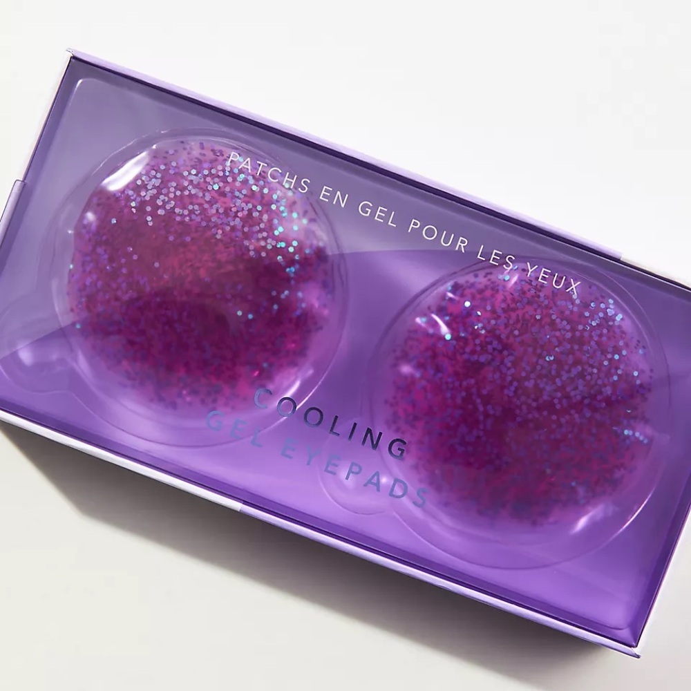 Anthropologie Purple Cooling Gel Eye Pads